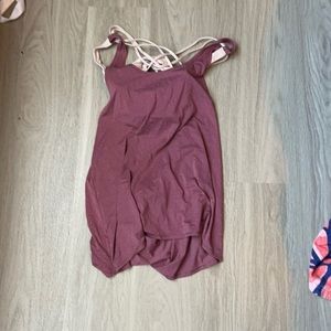 COPY - Lululemon built in bra open back tank